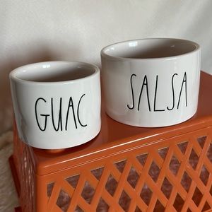 Rae Dunn Salsa &‎ Guac Serving Bowls